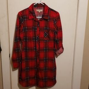 Buffalo Plaid Cardigan/Dress